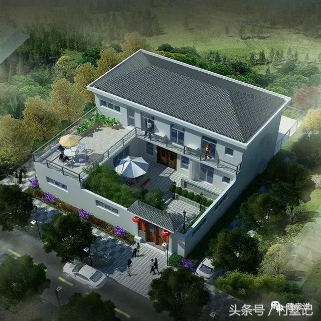 15棟四合院效果圖，中國傳統(tǒng)建筑100年不過時