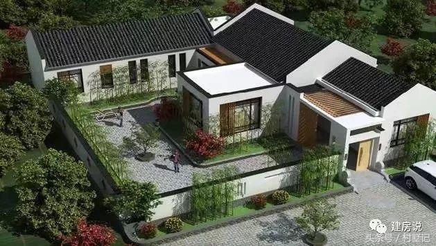 15棟四合院效果圖，中國傳統(tǒng)建筑100年不過時