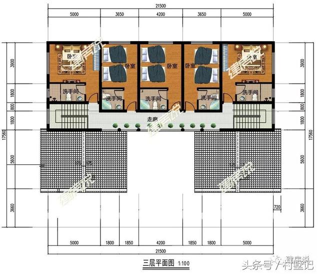 15棟四合院效果圖，中國傳統(tǒng)建筑100年不過時