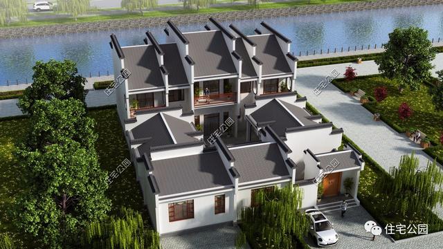 四合院戶型方案圖大全，徽派四合院PK北式四合院