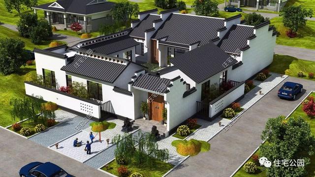 四合院戶型方案圖大全，徽派四合院PK北式四合院