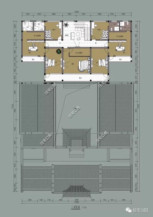 四合院戶型方案圖大全，徽派四合院PK北式四合院