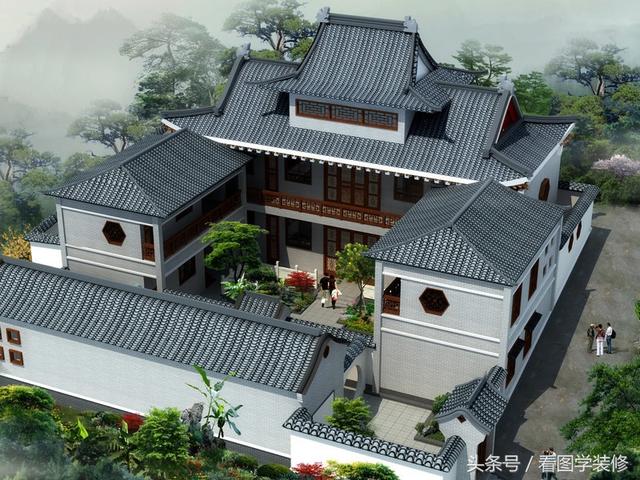 農(nóng)村四合院房屋設(shè)計(jì)效果圖大全，美不美看了再說