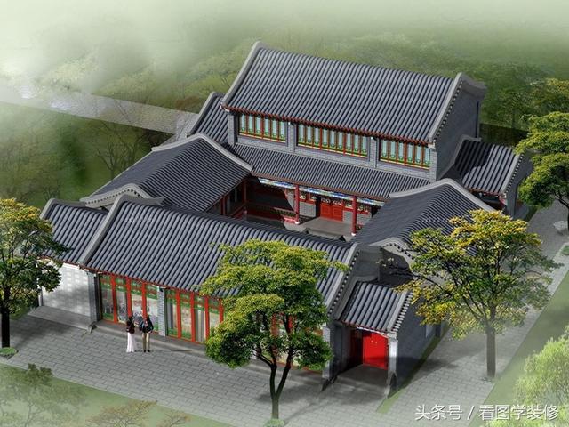 農(nóng)村四合院房屋設(shè)計(jì)效果圖大全，美不美看了再說