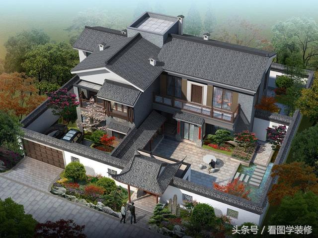 農(nóng)村四合院房屋設(shè)計(jì)效果圖大全，美不美看了再說