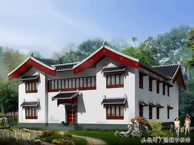 農(nóng)村四合院房屋設(shè)計(jì)效果圖大全，美不美看了再說