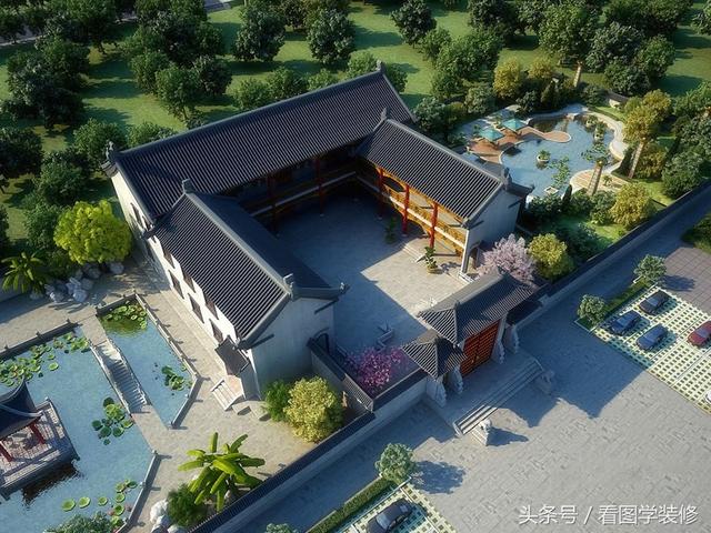 農(nóng)村四合院房屋設(shè)計(jì)效果圖大全，美不美看了再說