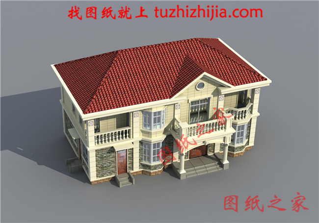 農(nóng)村120平米兩層樓的房子設(shè)計(jì)圖，外觀新穎