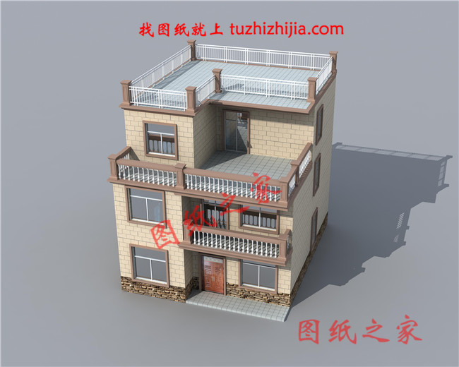 農(nóng)村120平米三間三層樓房設(shè)計圖紙，農(nóng)村理想住房設(shè)計圖