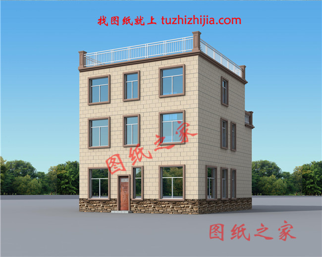 農(nóng)村120平米三間三層樓房設(shè)計圖紙，農(nóng)村理想住房設(shè)計圖