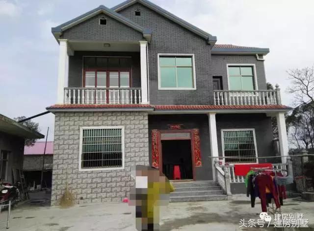 20萬自建鄉(xiāng)村田園二層小別墅，附方案圖和完工實(shí)景圖