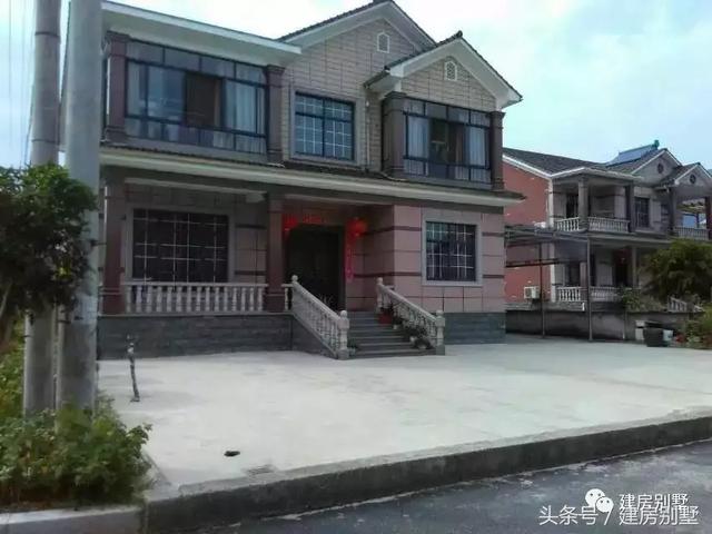 20萬自建鄉(xiāng)村田園二層小別墅，附方案圖和完工實(shí)景圖