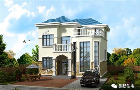 3款2024年最新設計的二層小樓設計圖，建好全村都點贊