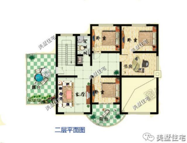 3款2024年最新設計的二層小樓設計圖，建好全村都點贊