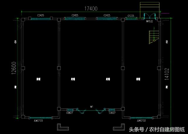 6款帶商鋪農(nóng)村自建房設(shè)計(jì)方案圖，既能住又能出租