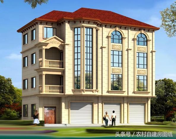 6款帶商鋪農(nóng)村自建房設(shè)計(jì)方案圖，既能住又能出租