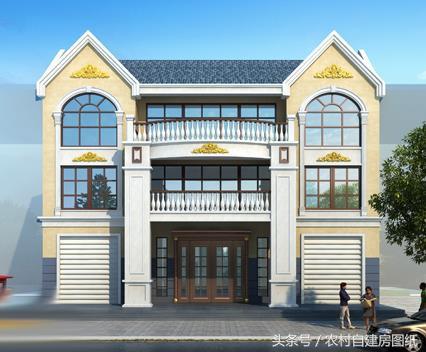 6款帶商鋪農(nóng)村自建房設(shè)計(jì)方案圖，既能住又能出租