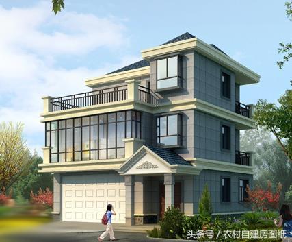 6款帶商鋪農(nóng)村自建房設(shè)計(jì)方案圖，既能住又能出租