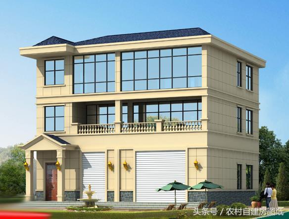 6款帶商鋪農(nóng)村自建房設(shè)計(jì)方案圖，既能住又能出租