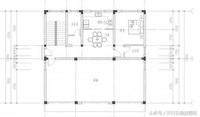 6款帶商鋪農(nóng)村自建房設(shè)計(jì)方案圖，既能住又能出租