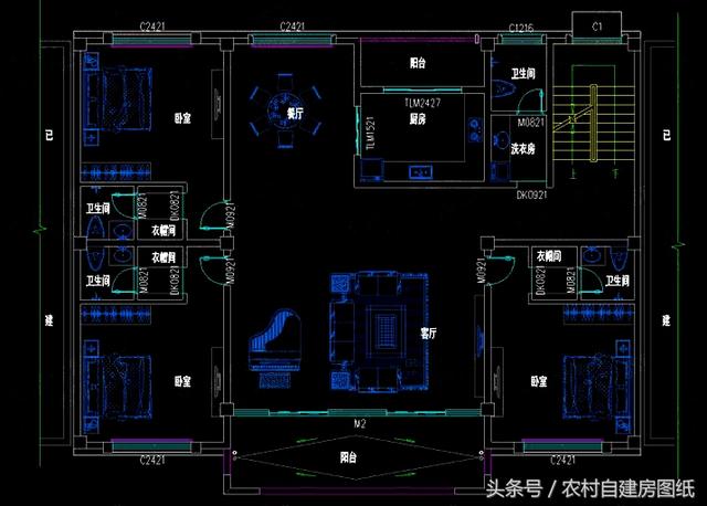 6款帶商鋪農(nóng)村自建房設(shè)計(jì)方案圖，既能住又能出租
