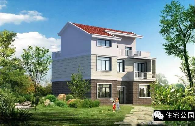 11.7X10米農(nóng)村3層別墅，兩側(cè)無(wú)窗、方正實(shí)用