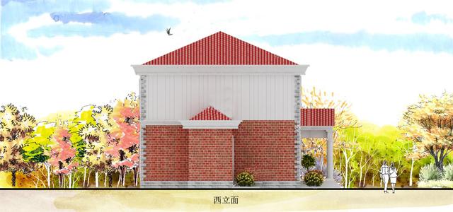 農(nóng)村建個(gè)做“柴火飯“別墅，兩層宅院，不到25萬(wàn)?。ê瑘D紙）