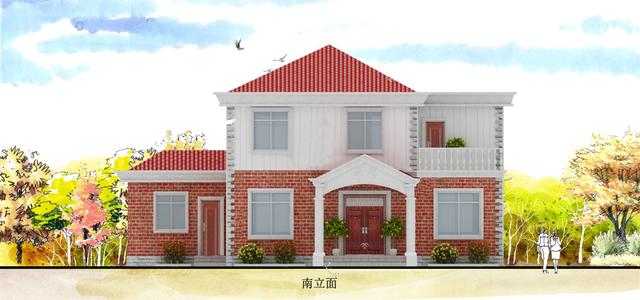 農(nóng)村建個(gè)做“柴火飯“別墅，兩層宅院，不到25萬(wàn)?。ê瑘D紙）