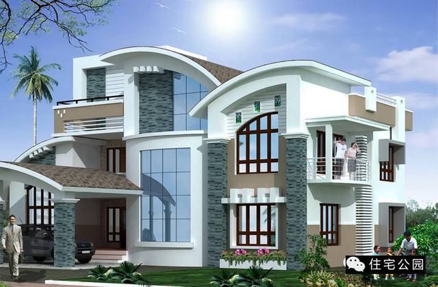 8套現(xiàn)代小別墅，第3套最漂亮，第7套更適合農(nóng)村！