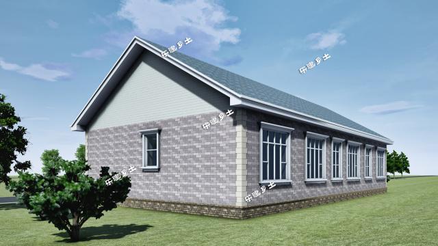 單層美式鄉(xiāng)間小別墅，超富層次感，精致不浮夸