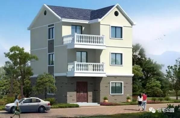 10套農(nóng)村自建房2、3層戶型，占地面積不過百，家家戶戶住新房