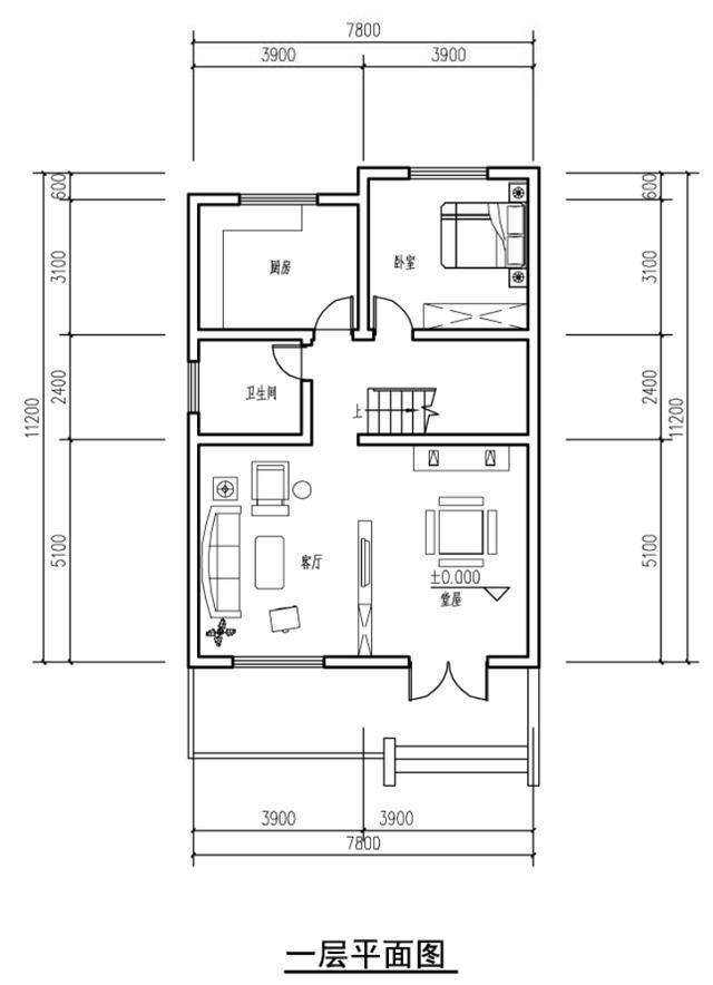 7.8米寬農(nóng)村別墅戶型兩套，堂屋和客廳怎么選？