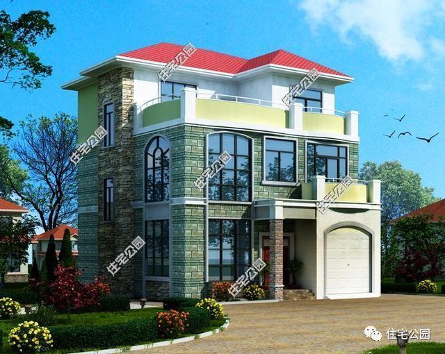 6套新農(nóng)村別墅，全帶挑空客廳，建到村里夠有面么？