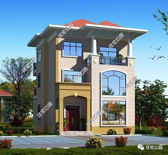 6套新農(nóng)村別墅，全帶挑空客廳，建到村里夠有面么？