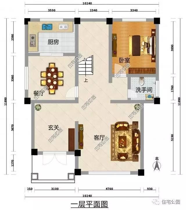 6套新農(nóng)村別墅，全帶挑空客廳，建到村里夠有面么？