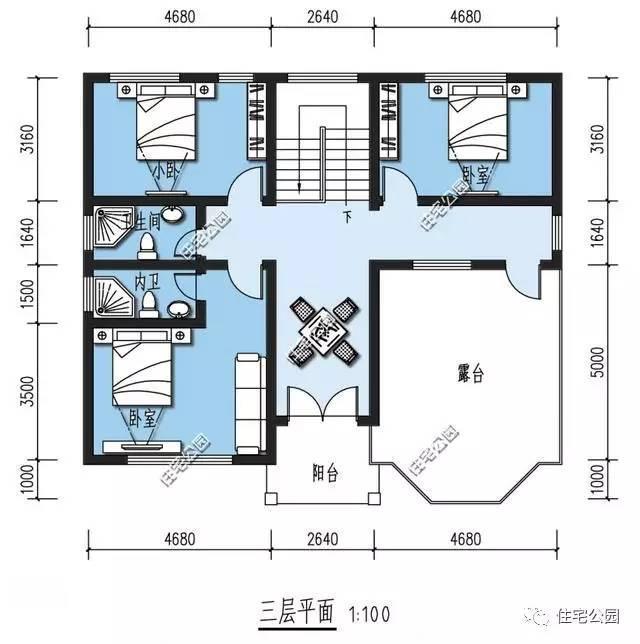 6套新農(nóng)村別墅，全帶挑空客廳，建到村里夠有面么？
