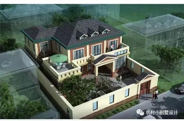 一幢大氣磅礴的簡歐風格二層別墅，給家人一個舒適港灣！