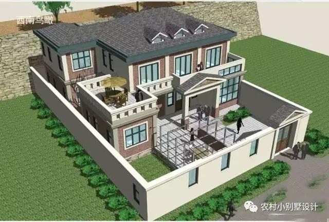 一幢大氣磅礴的簡歐風格二層別墅，給家人一個舒適港灣！