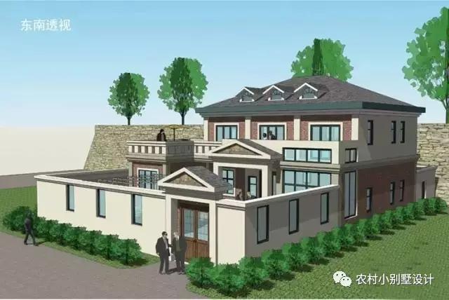 一幢大氣磅礴的簡歐風格二層別墅，給家人一個舒適港灣！