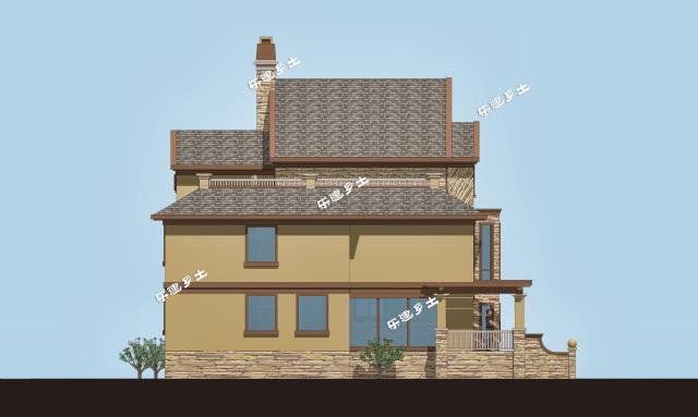 19x13米三層經(jīng)典美式獨(dú)棟別墅全套圖紙，不要再纏著歐式不放啦！