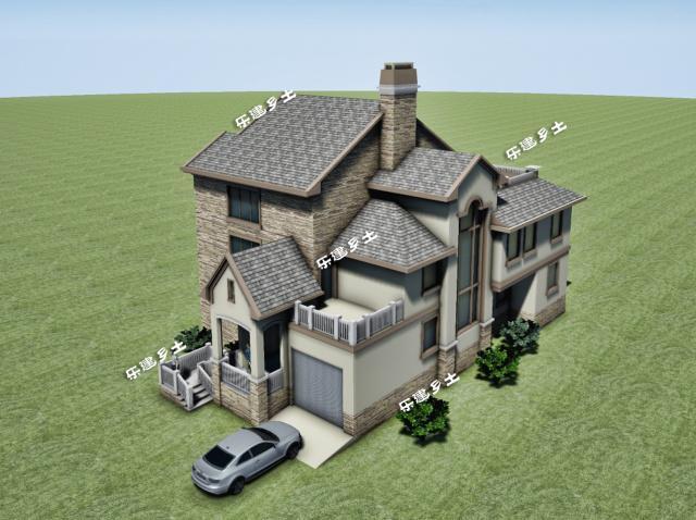 19x13米三層經(jīng)典美式獨(dú)棟別墅全套圖紙，不要再纏著歐式不放啦！