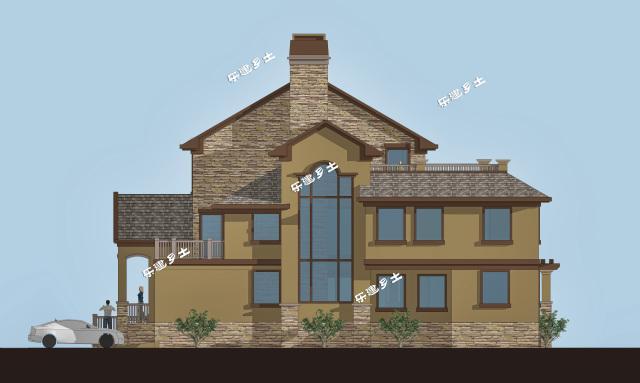 19x13米三層經(jīng)典美式獨(dú)棟別墅全套圖紙，不要再纏著歐式不放啦！
