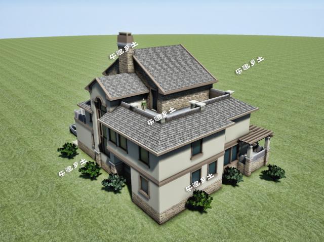 19x13米三層經(jīng)典美式獨(dú)棟別墅全套圖紙，不要再纏著歐式不放啦！