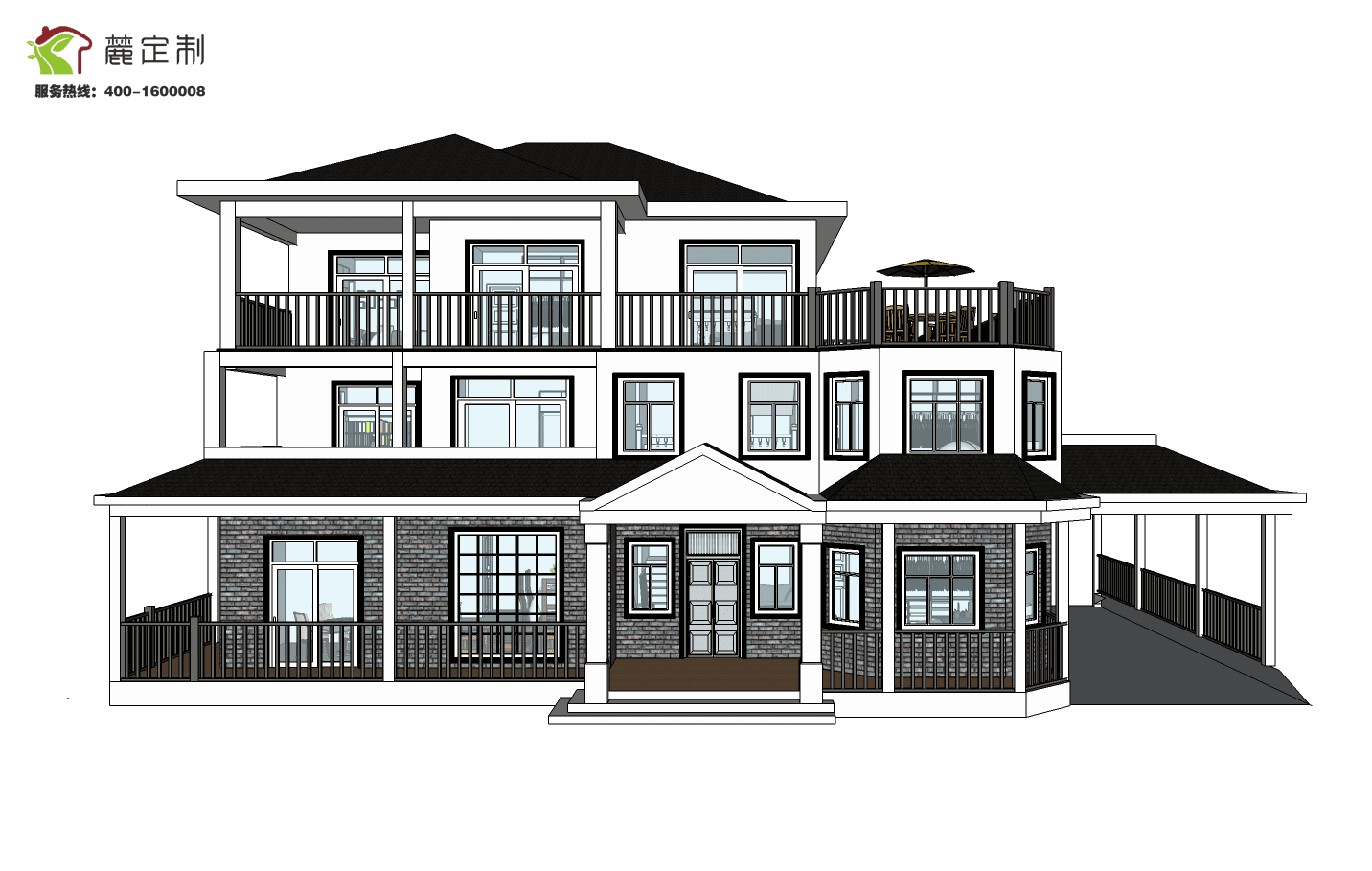 5套風(fēng)格迥異的自建鄉(xiāng)村別墅，含全套圖紙