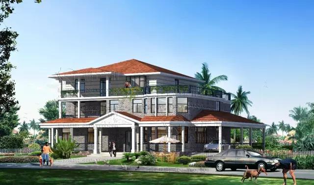 5套風(fēng)格迥異的自建鄉(xiāng)村別墅，含全套圖紙