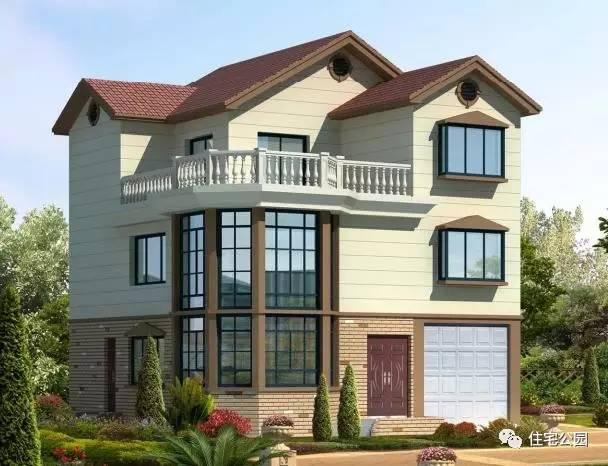 28萬自建3層農(nóng)村實用別墅，帶露臺花園設(shè)計，全圖展示！