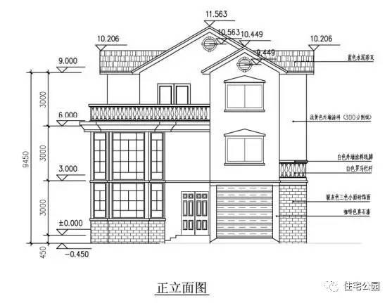 28萬自建3層農(nóng)村實用別墅，帶露臺花園設(shè)計，全圖展示！