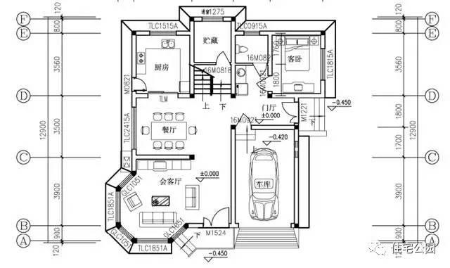 28萬自建3層農(nóng)村實用別墅，帶露臺花園設(shè)計，全圖展示！
