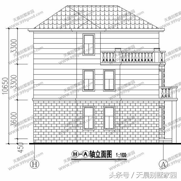 13.1X12.9米別墅設(shè)計圖，清雅歐式，經(jīng)典接地氣！