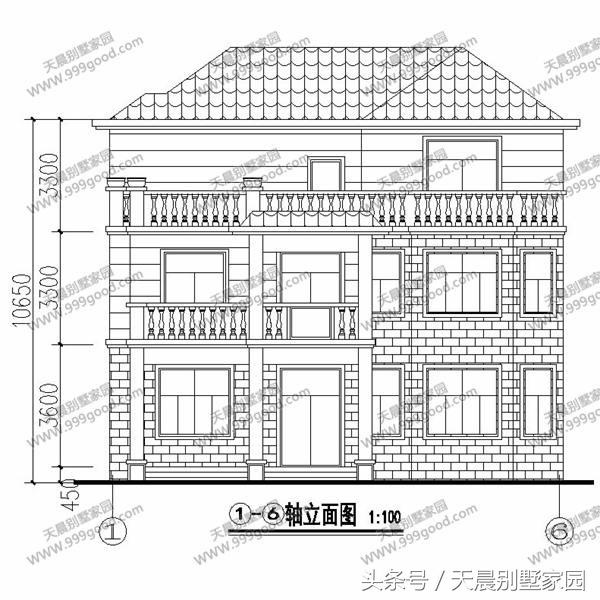 13.1X12.9米別墅設(shè)計圖，清雅歐式，經(jīng)典接地氣！